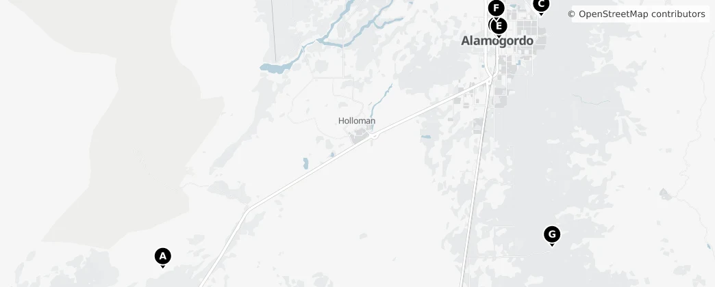Map of Otero