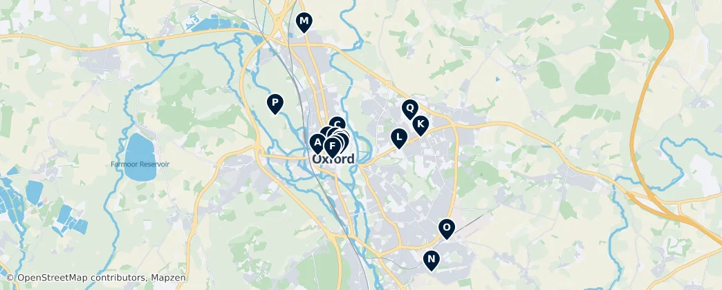 Map of Oxford