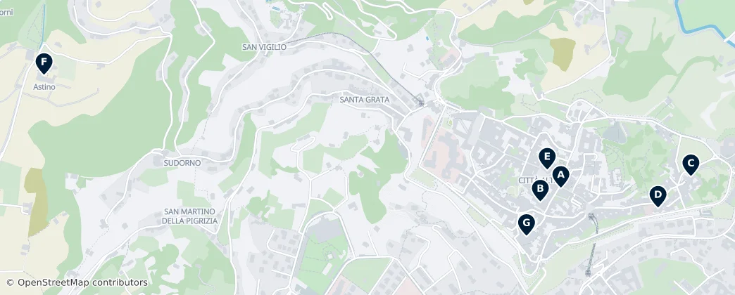 Map of Parco dei Colli di Bergamo