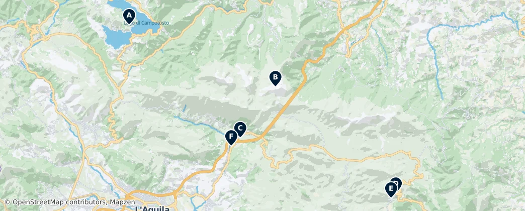 Map of Národný park Gran Sasso a Monti della Laga