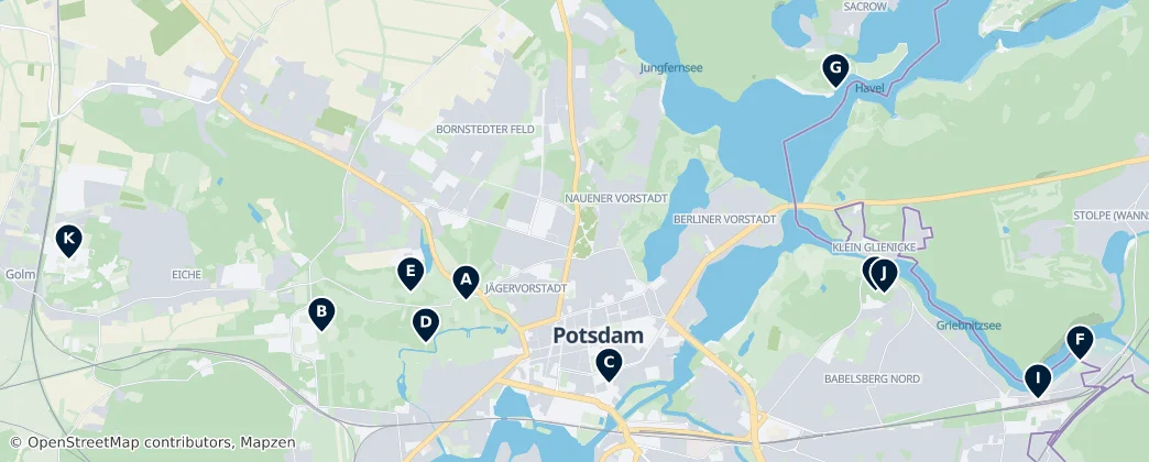 Map of Postupim