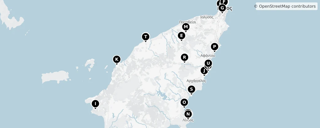 Map of Rodos