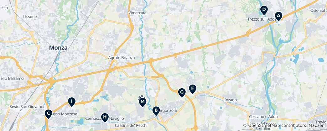 Map of Rodano