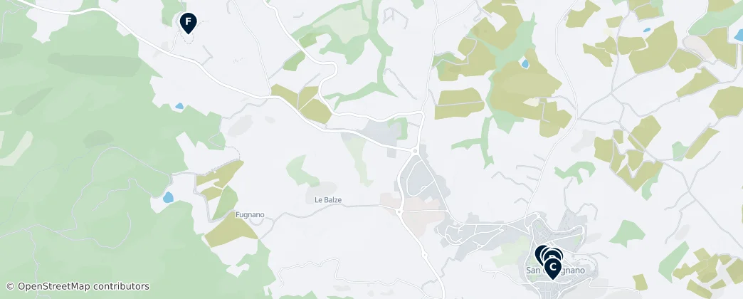 Map of San Gimignano