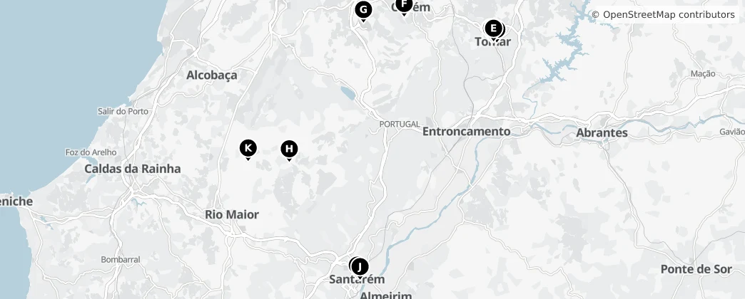 Map of Santarém