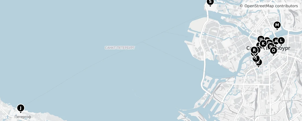 Map of Severozápadný federálny okruh