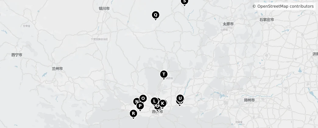 Map of Šen-si