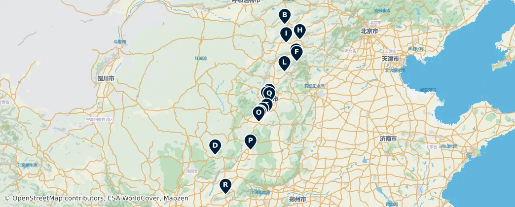 Map of Šan-si