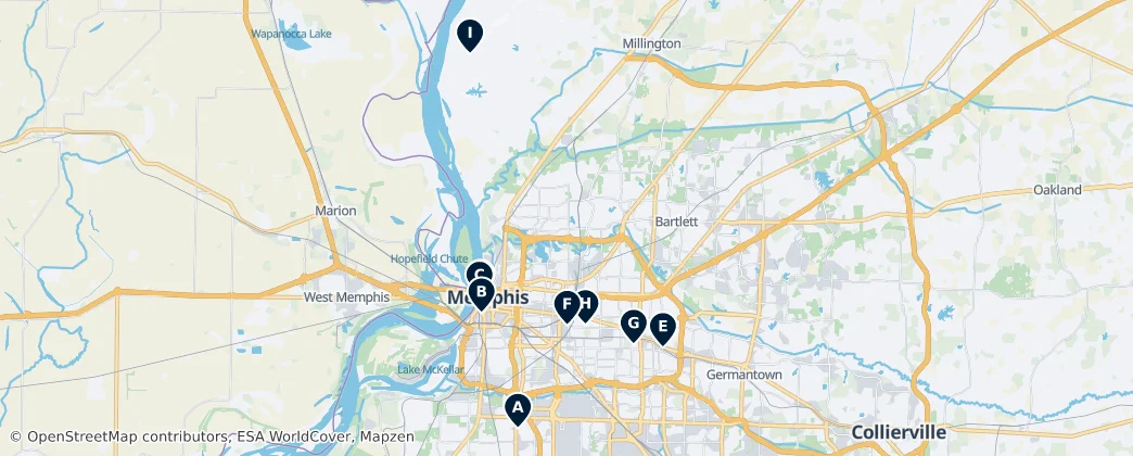 Map of Shelby