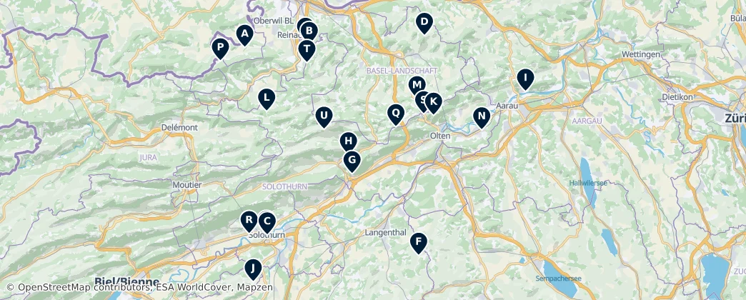 Map of Solothurn