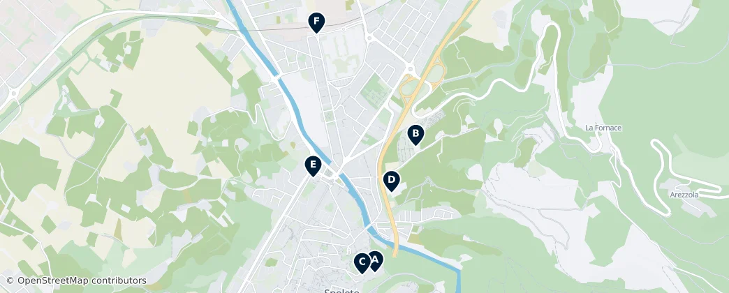 Map of Spoleto