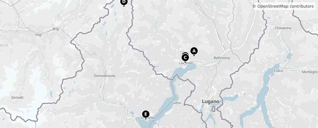 Map of Tessiner Alpen