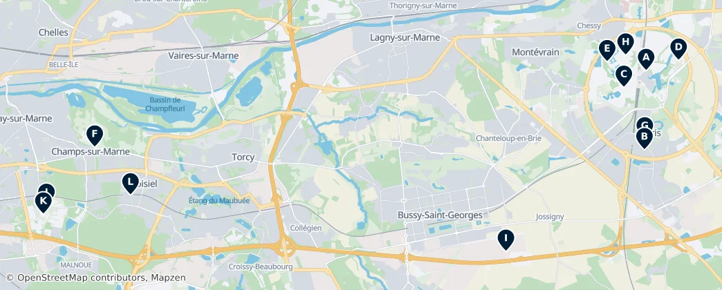 Map of Torcy