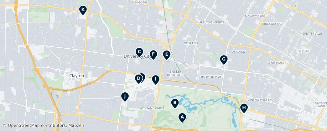 Map of University City