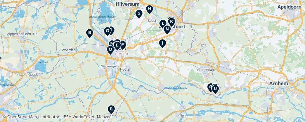 Map of Utrecht