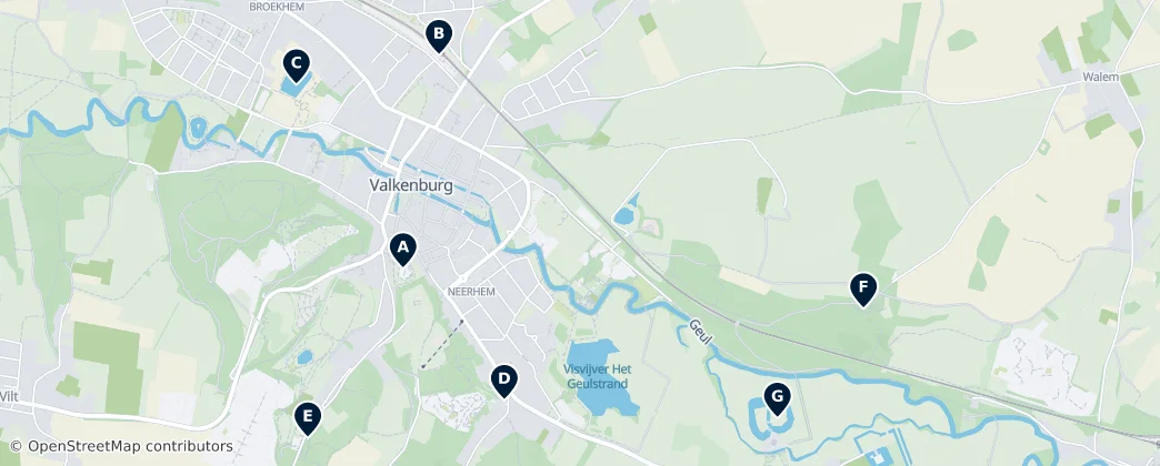 Map of Valkenburg