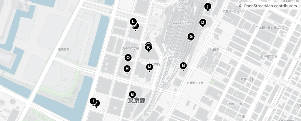 Map of Marunouchi