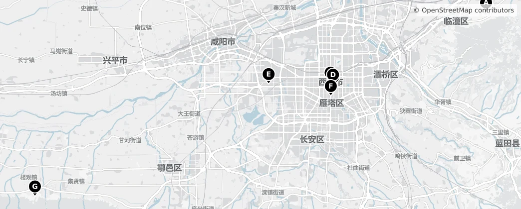 Map of Si-an