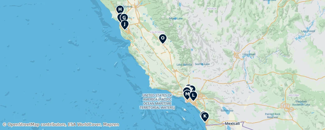 Map of California