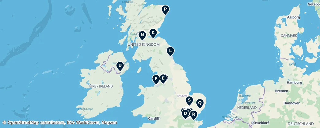 Map of United Kingdom