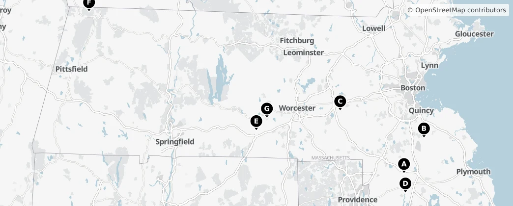 Map of Massachusetts