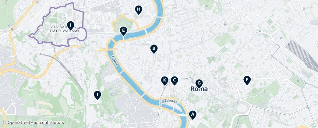 Map of Rome