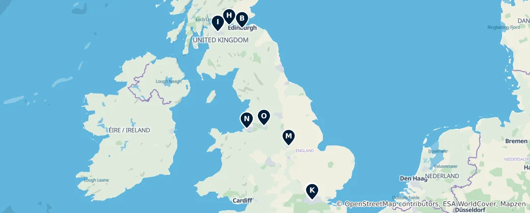 Map of United Kingdom