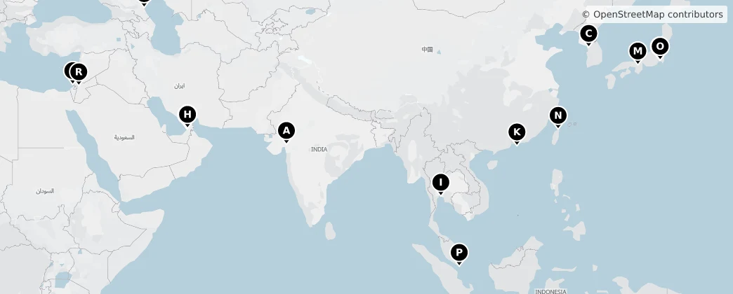 Map of Asia