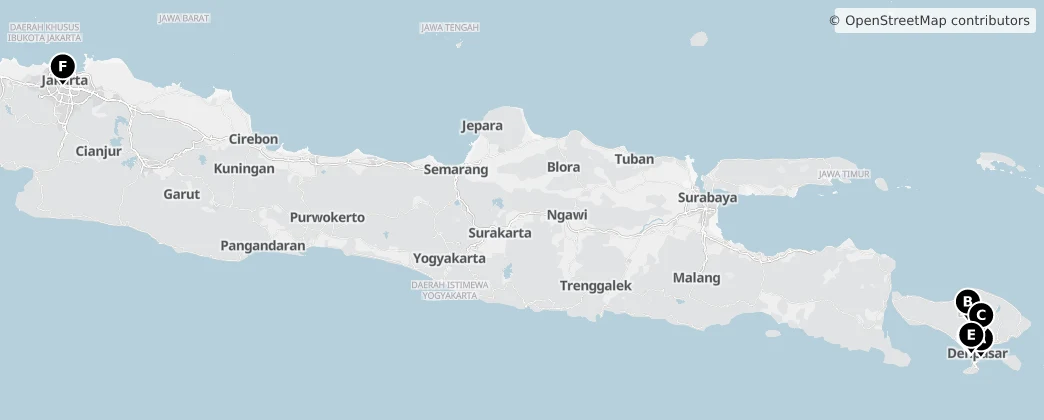 Map of Indonesia