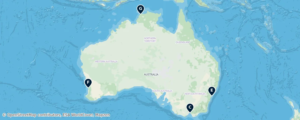 Map of Australia