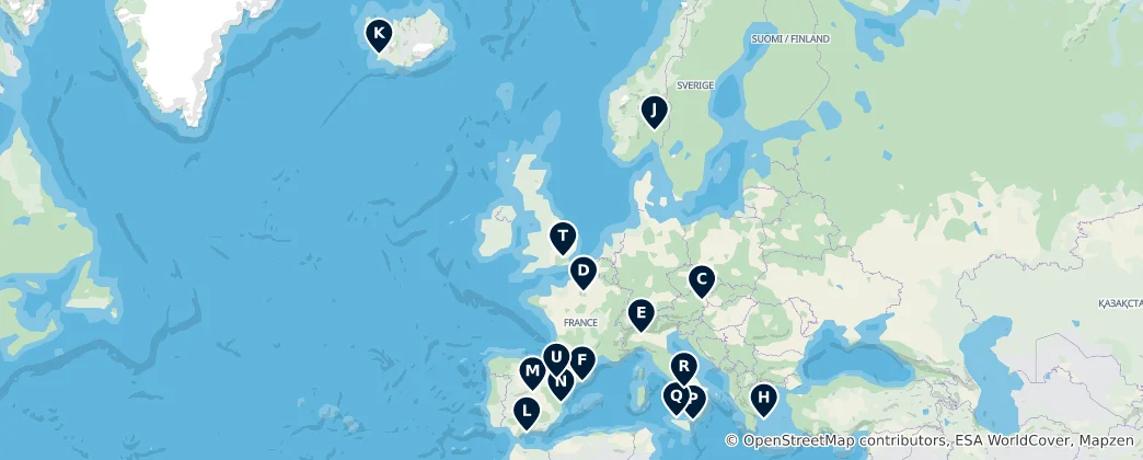 Map of Europe