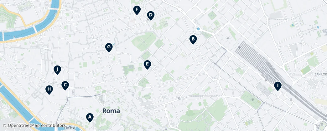 Map of Rome