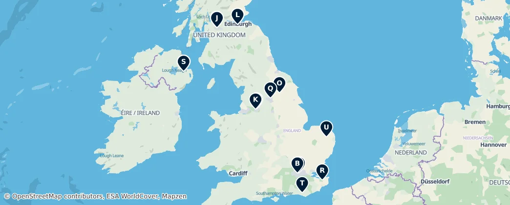 Map of United Kingdom