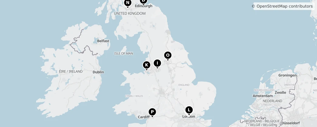 Map of Great Britain