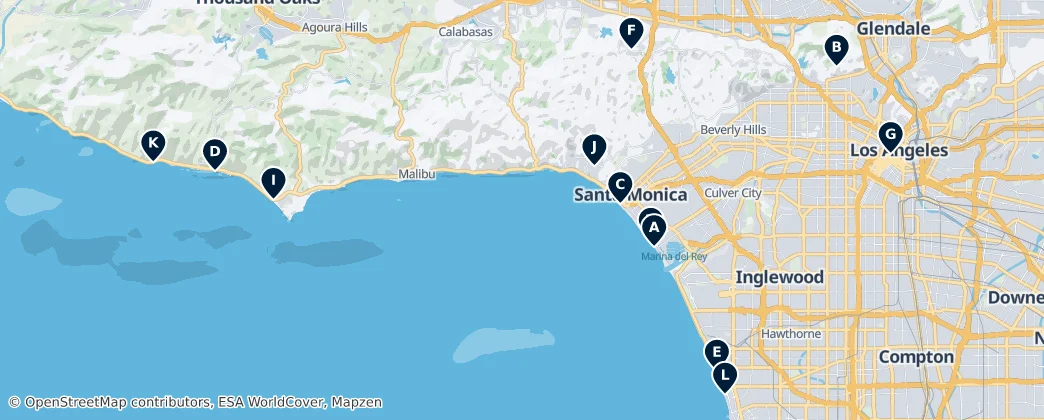 Map of Los Angeles