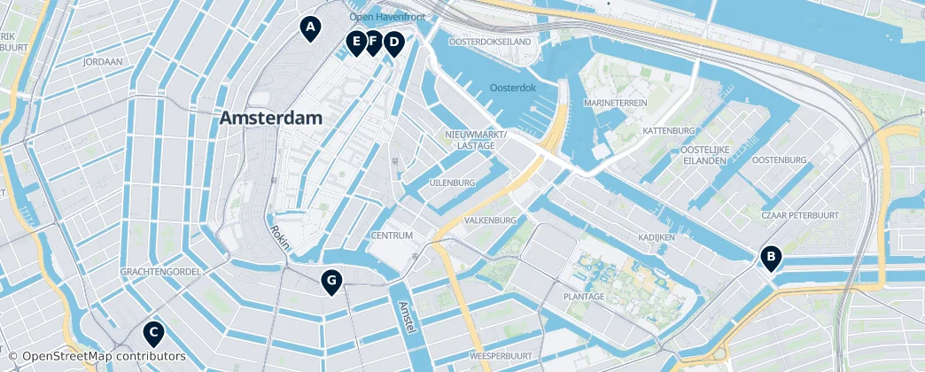 Map of North Holland