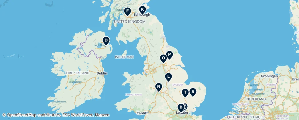 Map of United Kingdom