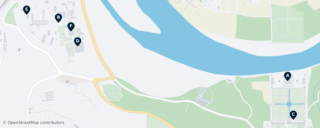 Map of Agra