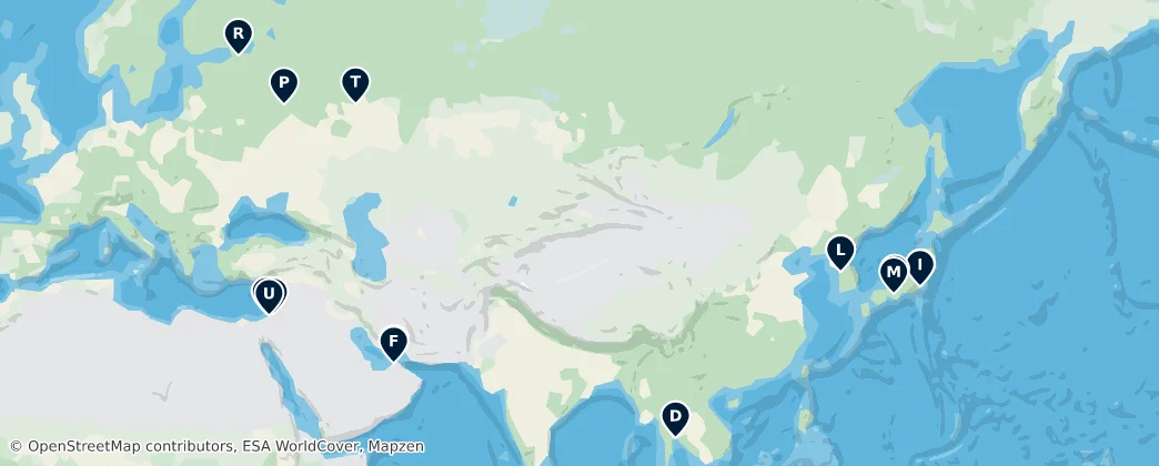 Map of Asia