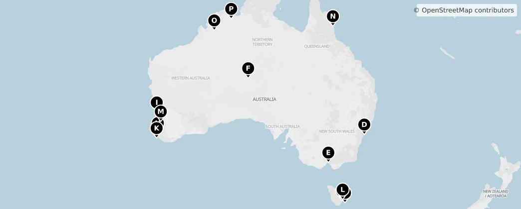 Map of Australia