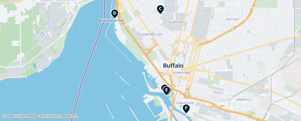 Map of Buffalo