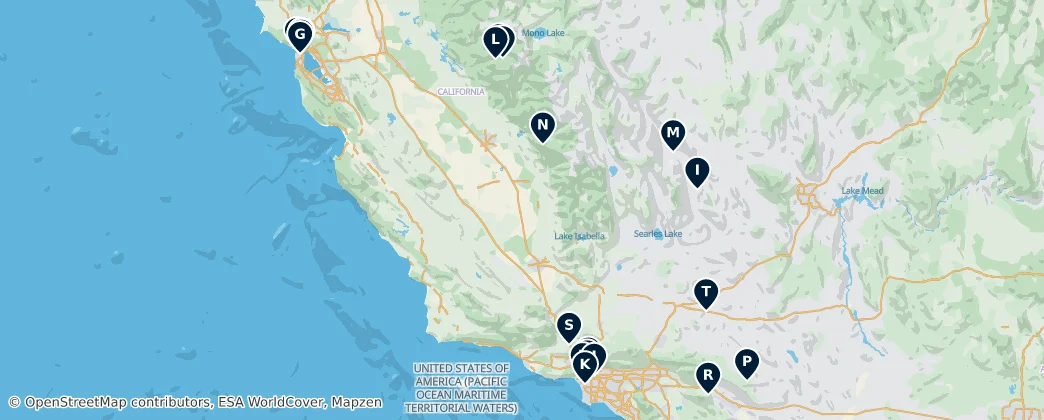 Map of California