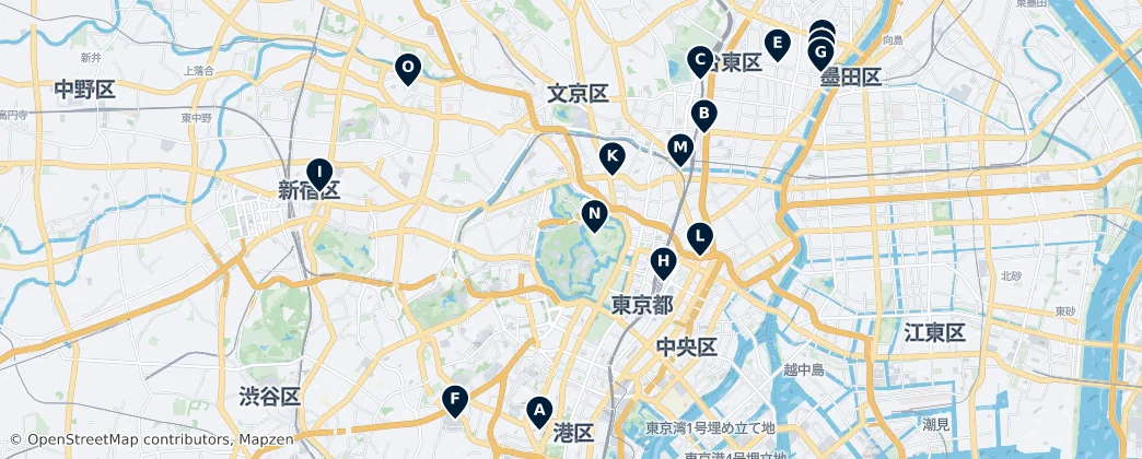 Map of Chiyoda
