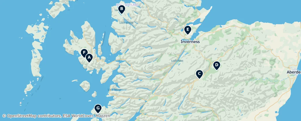 Map of Highland