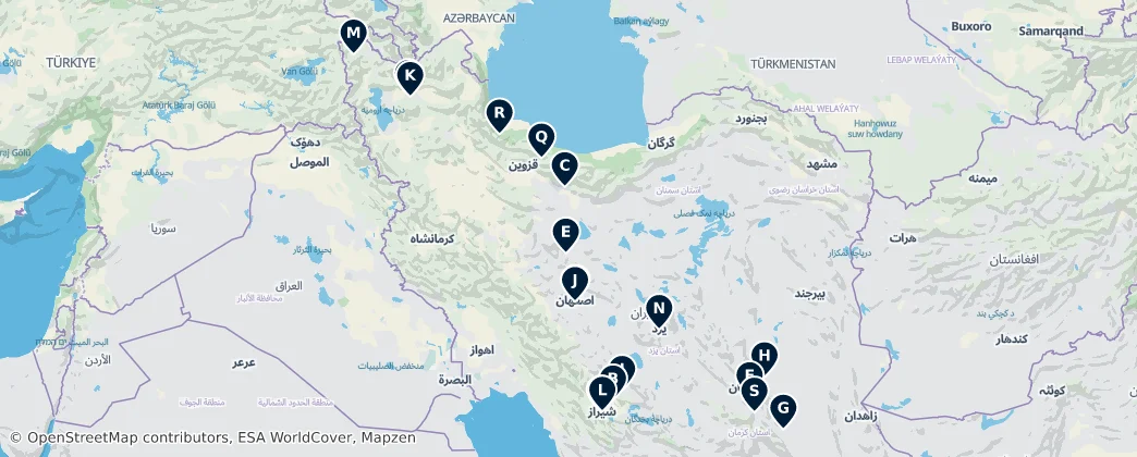 Map of Iran