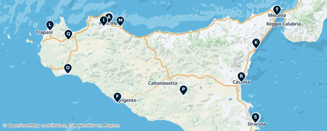 Map of Isola di Sicilia