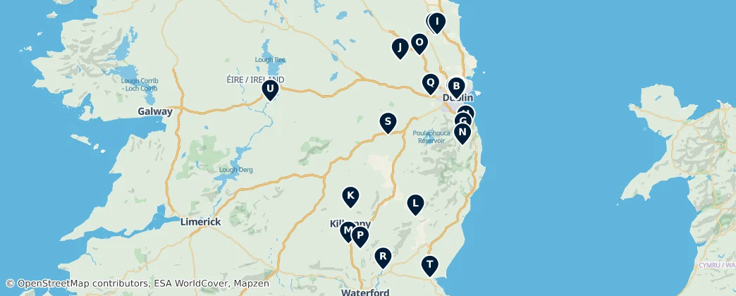 Map of Leinster