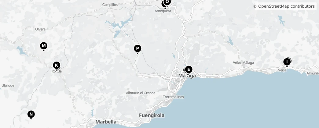 Map of Malaga