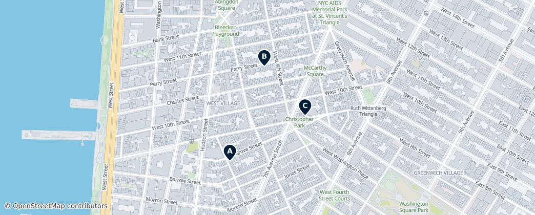 Map of Manhattan Community Board 2