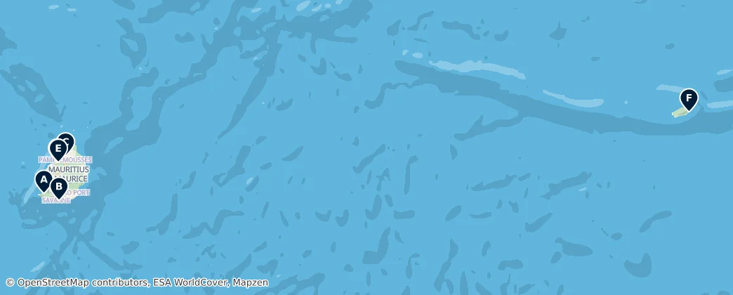Map of Mauritius